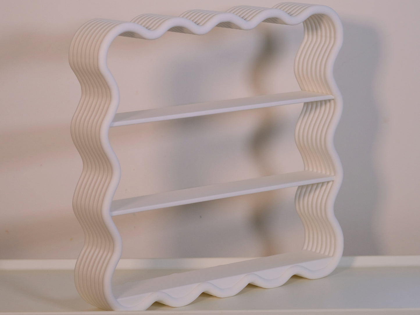 Wavy Sonny Angel Display Shelf - White