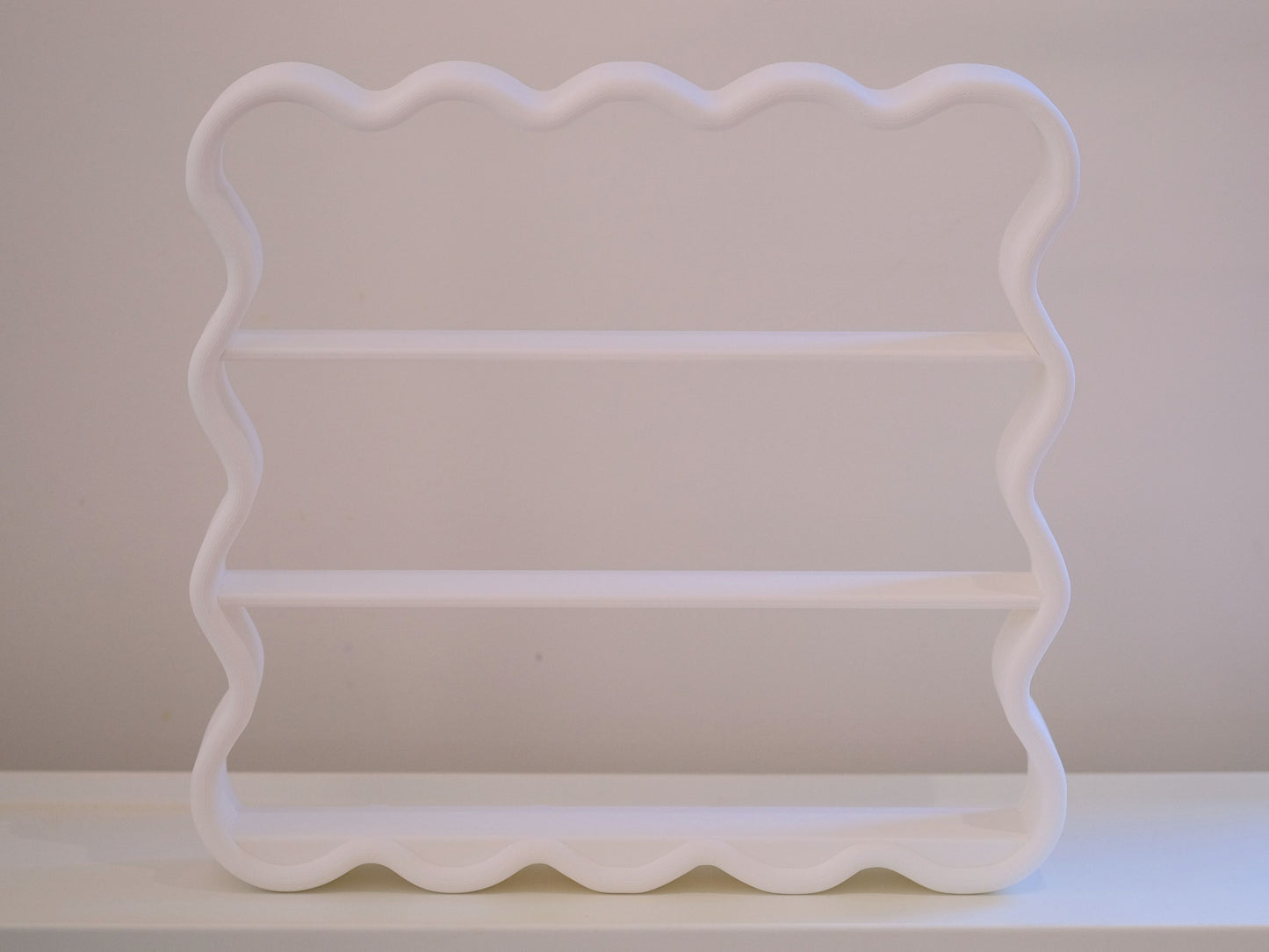 Wavy Sonny Angel Display Shelf - White