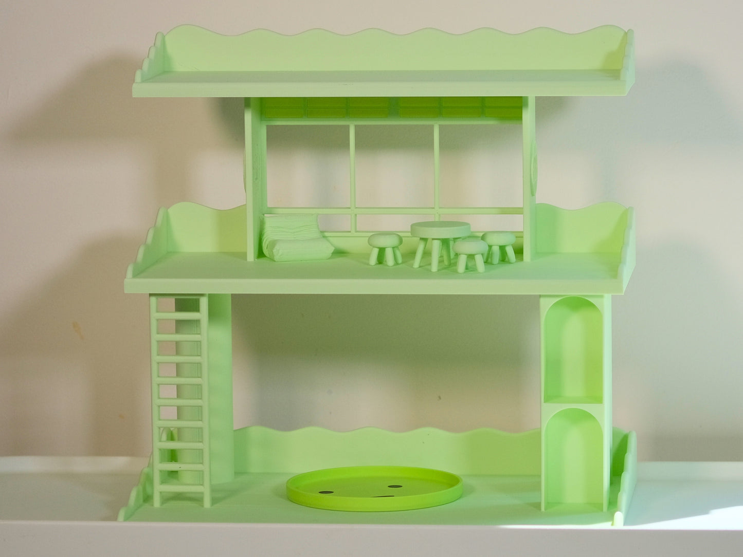 Pastel Green Smiski Matcha Station