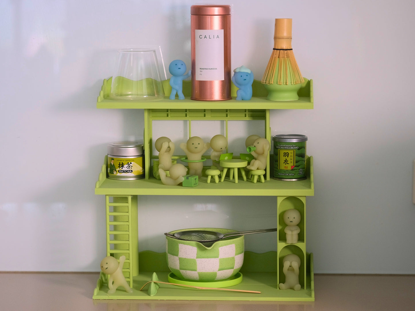 Matcha Coloured Smiski Matcha Station
