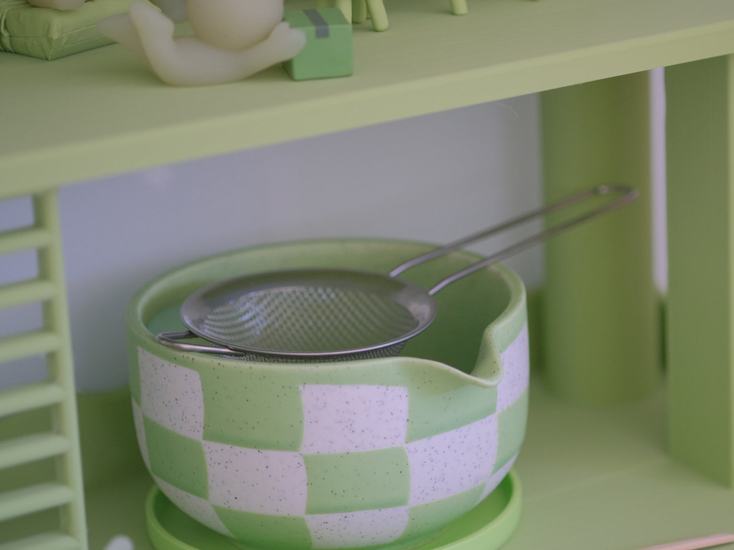 Matcha Coloured Smiski Matcha Station