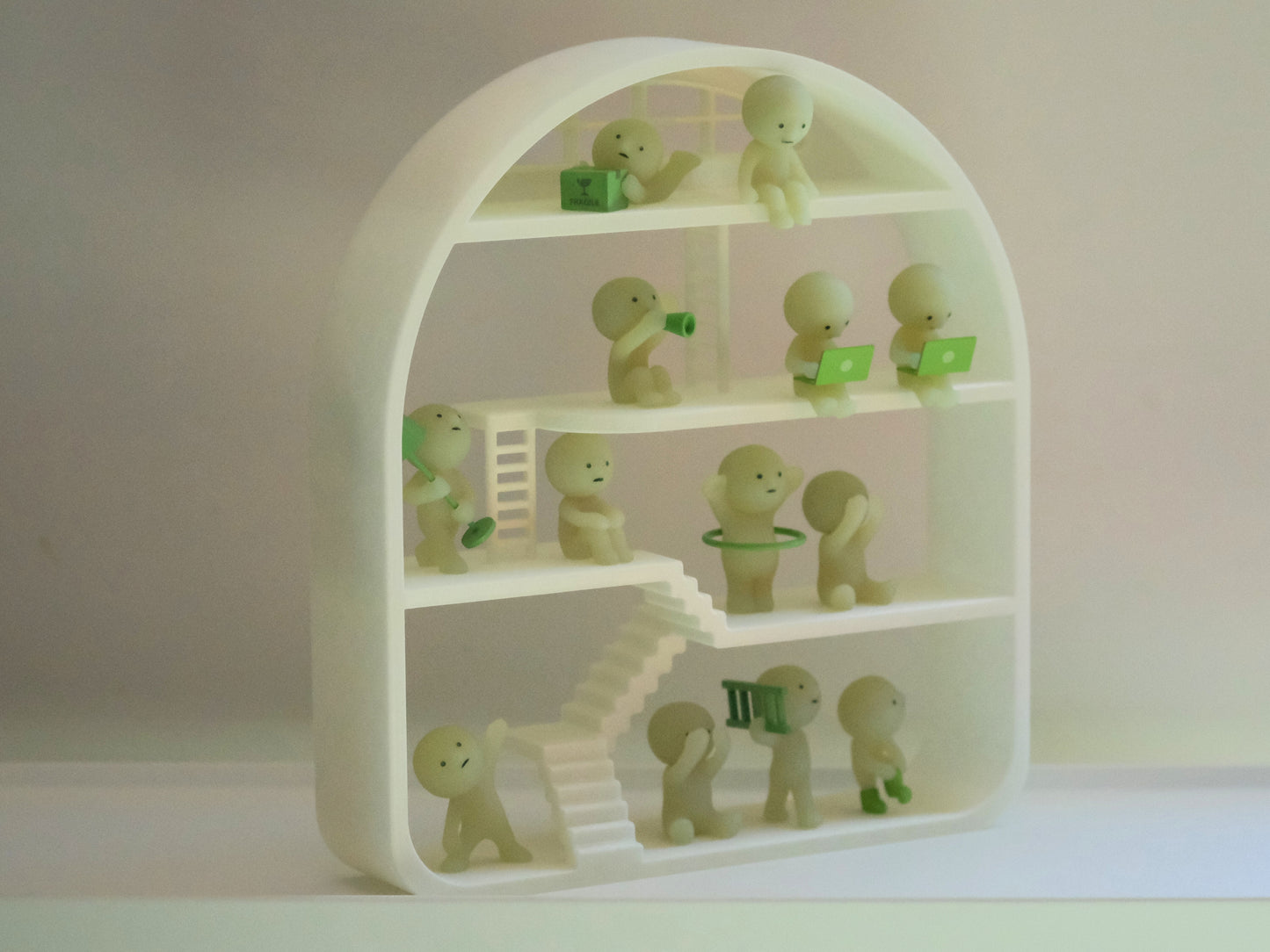 Smiski Display Shelf - Glow in the Dark