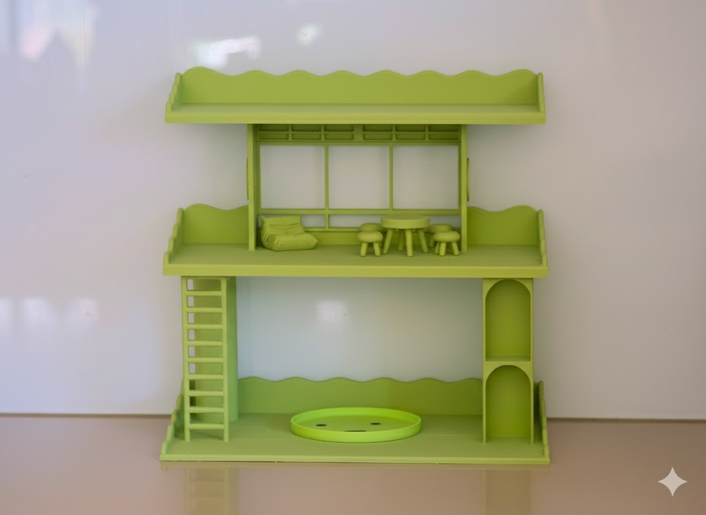 Matcha Coloured Smiski Matcha Station