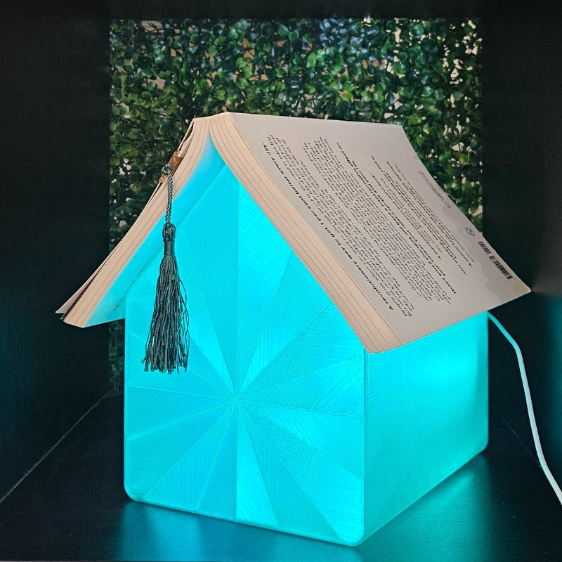 House Shaped Book Rest Book Lamp