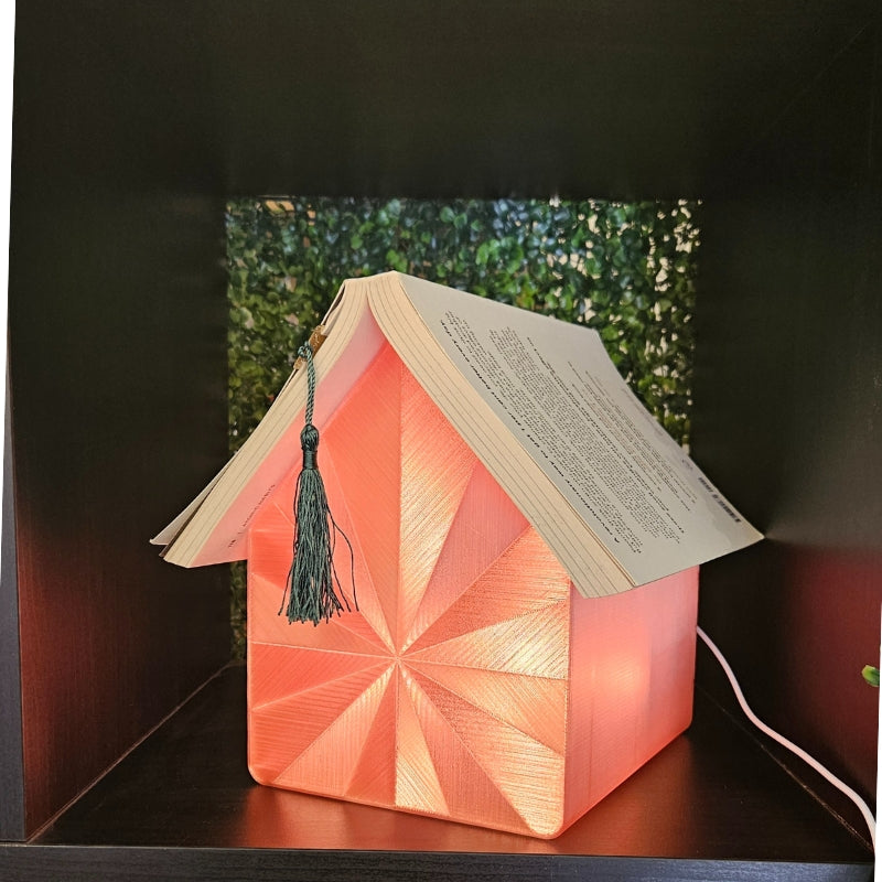 House Shaped Book Rest Book Lamp