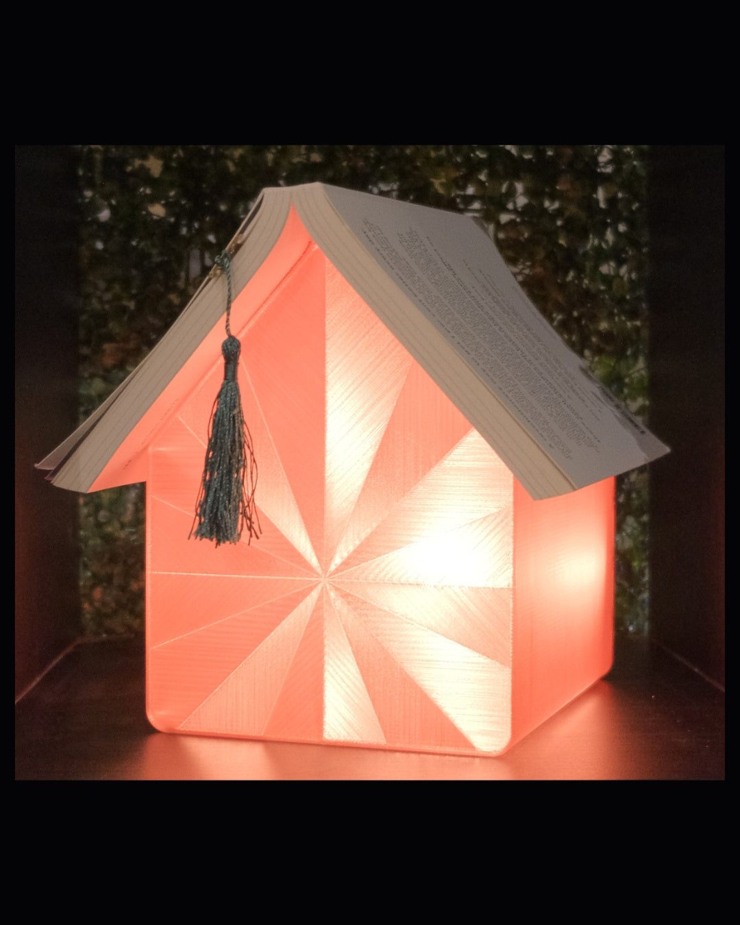 House Shaped Book Rest Book Lamp