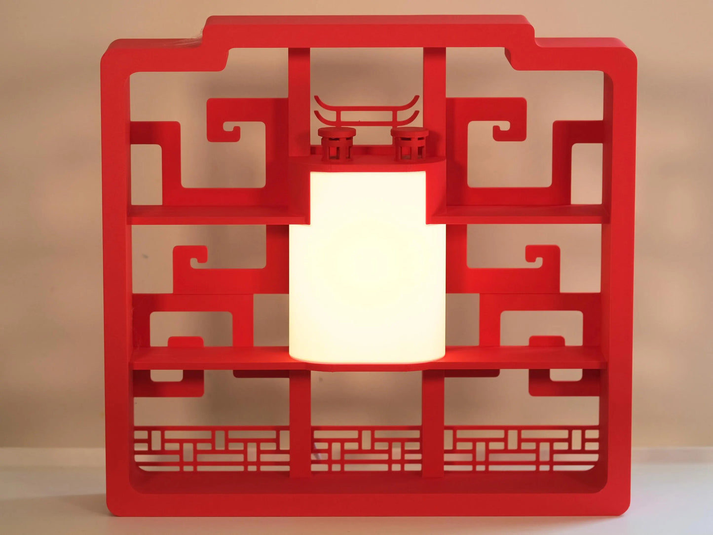 V2 Chinese Smiski Lamp Display Shelf - Intricate